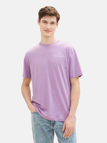 T-Shirt TOM TAILOR DENIM en violet