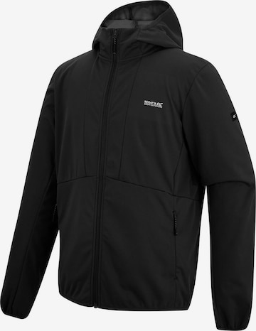 REGATTA Athletic Jacket 'Regatta Softshelljacke Tredmoor' in Black: front
