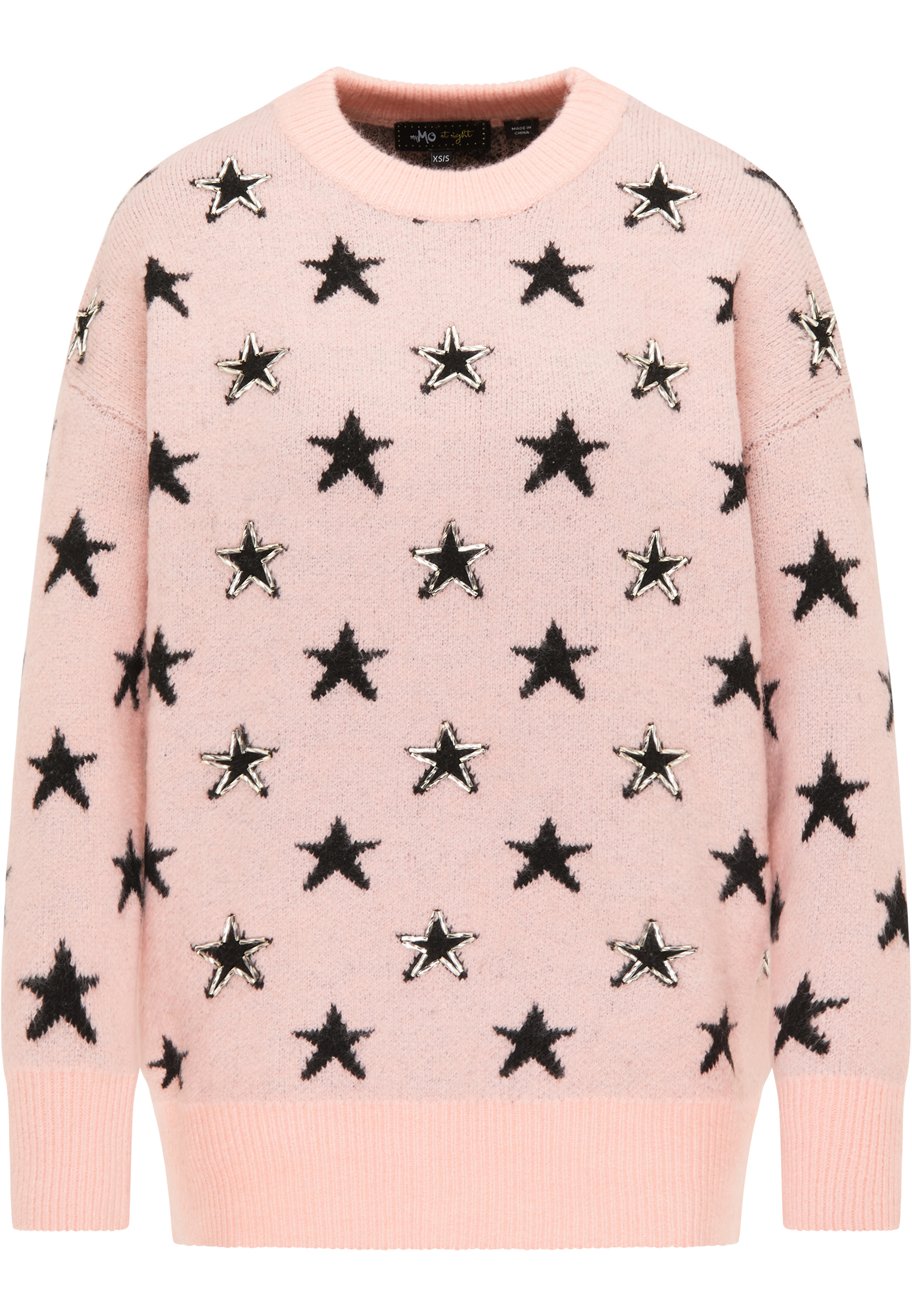 Taglie comode Donna myMo at night Pullover in Rosa 