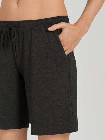 Hanro Pajama Pants 'Natural Elegance' in Black