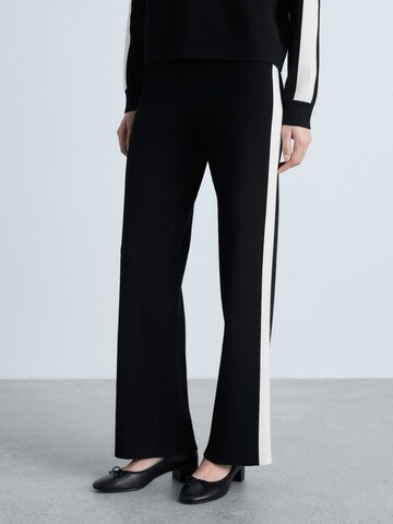MANGO Loosefit Broek 'Comox' in Zwart: voorkant