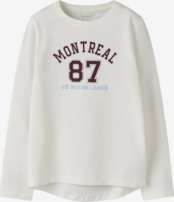 NAME IT Shirt 'NKFVIX' in Wit: voorkant