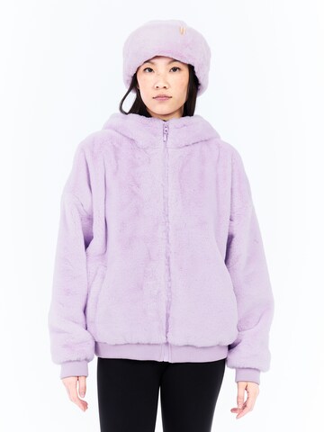 PROTEST Fleece jacket 'PRTGolly' in Purple