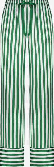 Hunkemöller Pajama Pants in Green / White, Item view