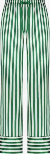 Hunkemöller Pyjamahose in grün / weiß, Produktansicht