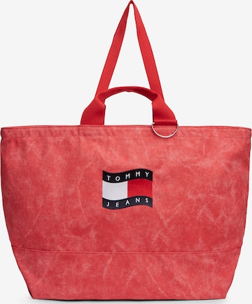 Cabas Tommy Jeans en rouge : devant