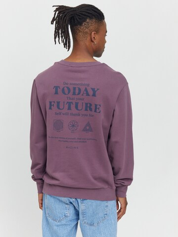 mazine Sweatshirt ' Barrow Sweater ' in Purple: front