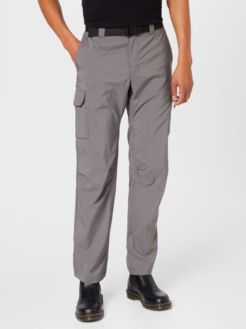 COLUMBIA Regular Outdoor Pants 'Silver Ridge™' in Grey: front