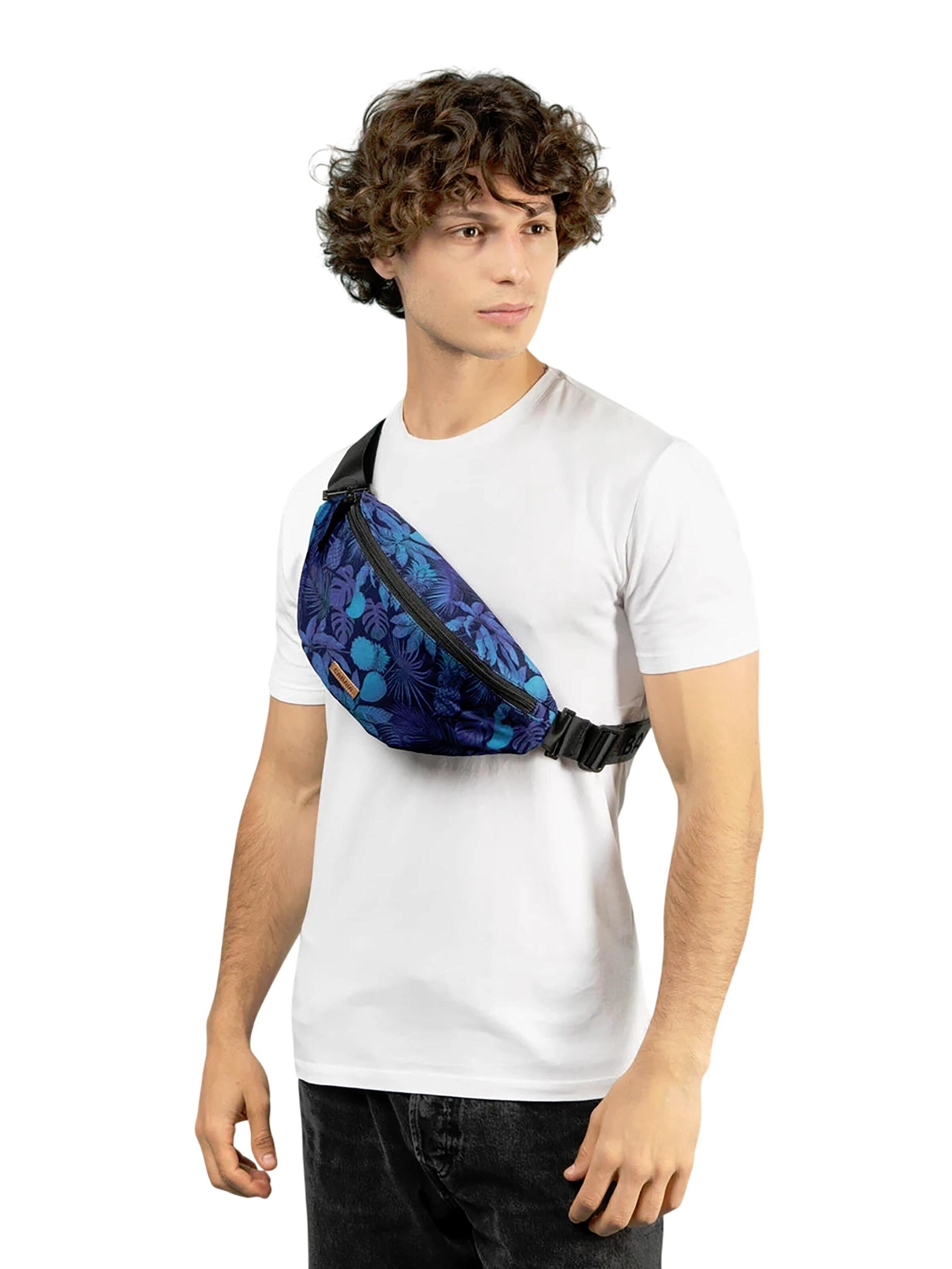 Cabaia Fanny Pack '2IN1 Medium Reykjavik' in Blue: front