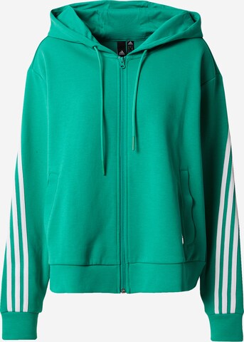 ADIDAS SPORTSWEAR Sportsweatjacke 'Future Icons 3-Stripes ' in Grün: predná strana