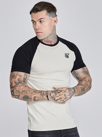SikSilk Shirt in Beige: front