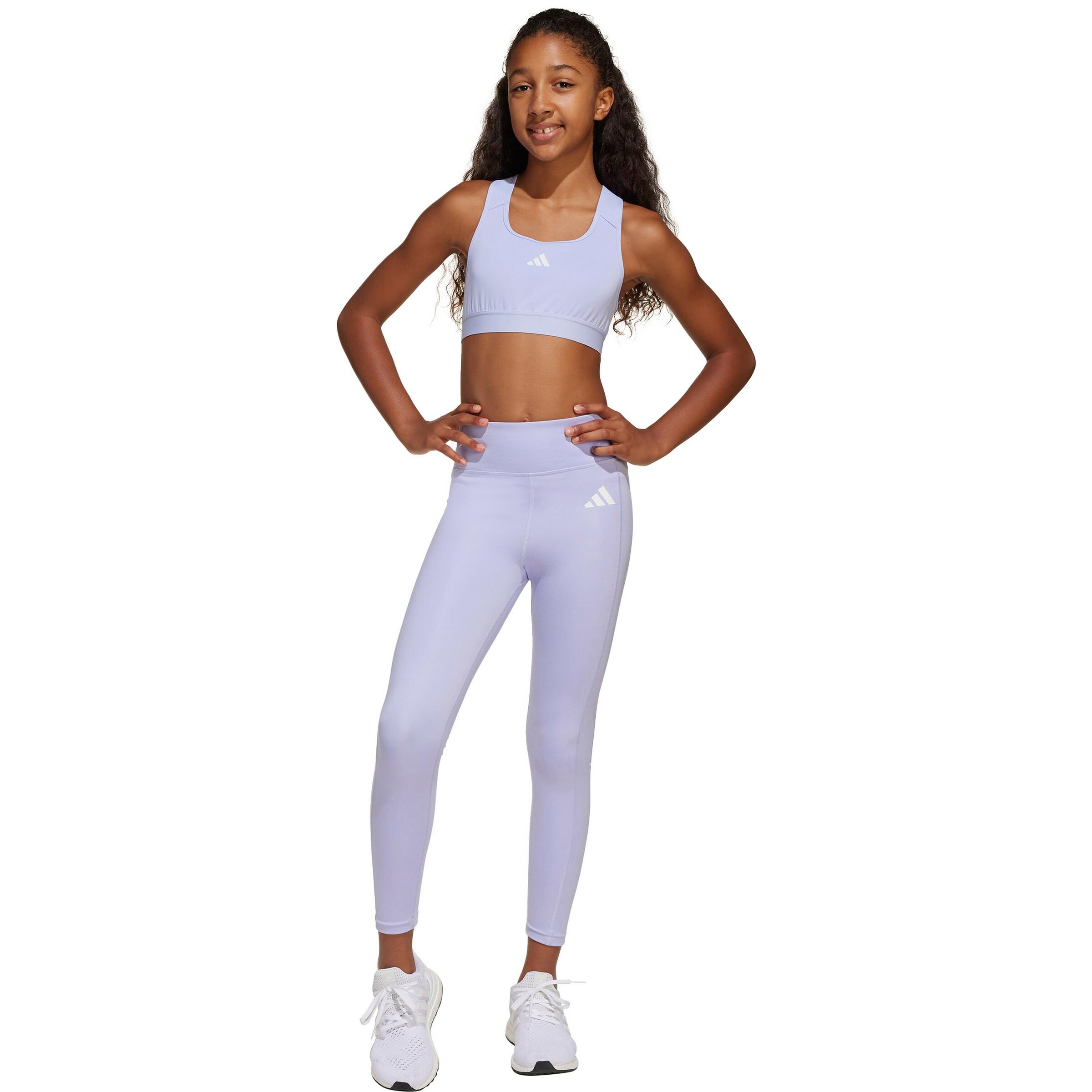 ADIDAS PERFORMANCE Skinny Workout Pants 'Opt Fav' in Purple