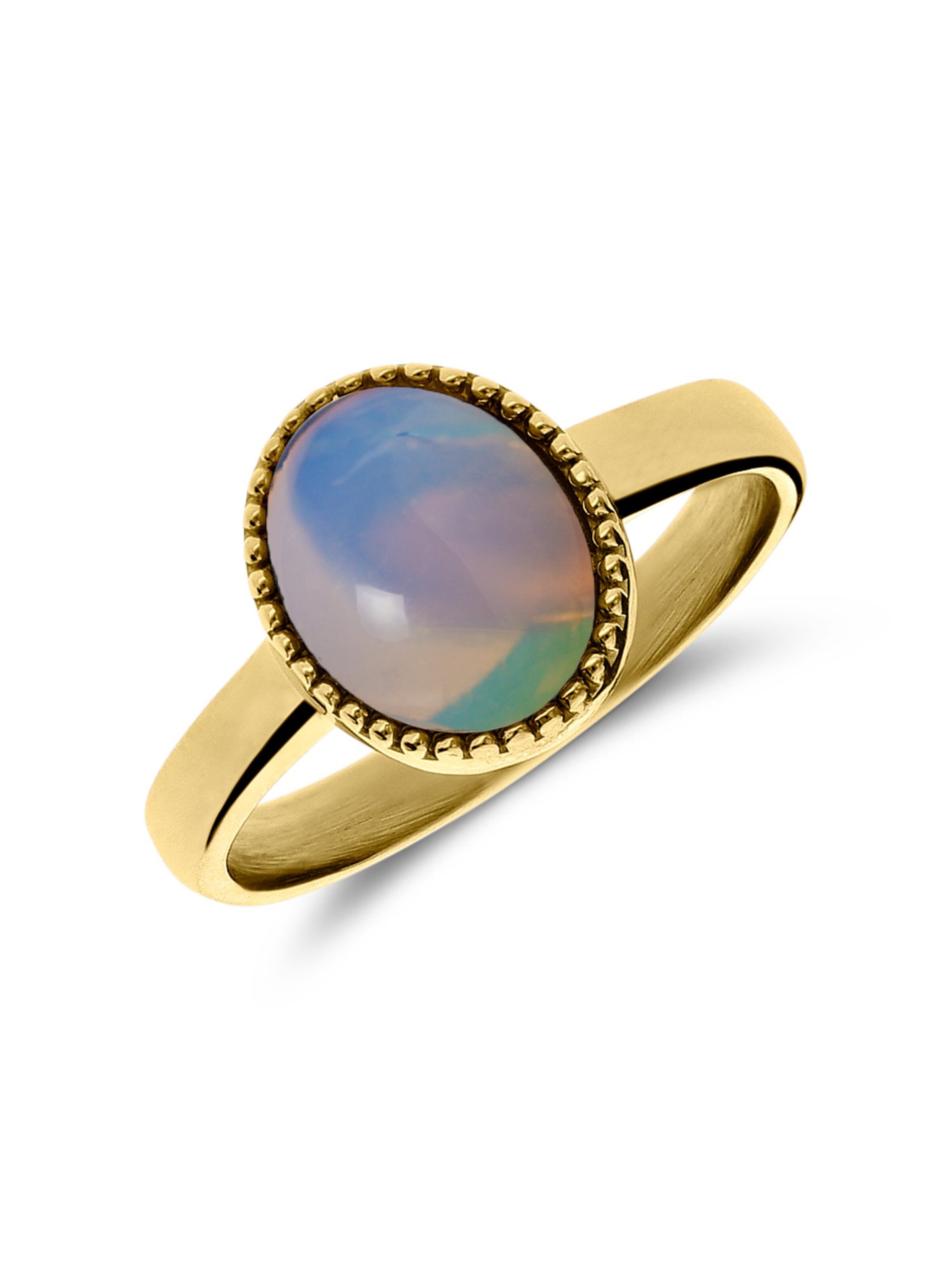 Lucardi Ring in Gold: Vorderseite