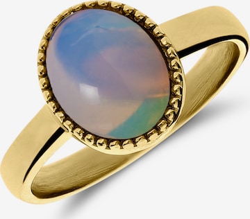 Lucardi Ring in Gold: Vorderseite