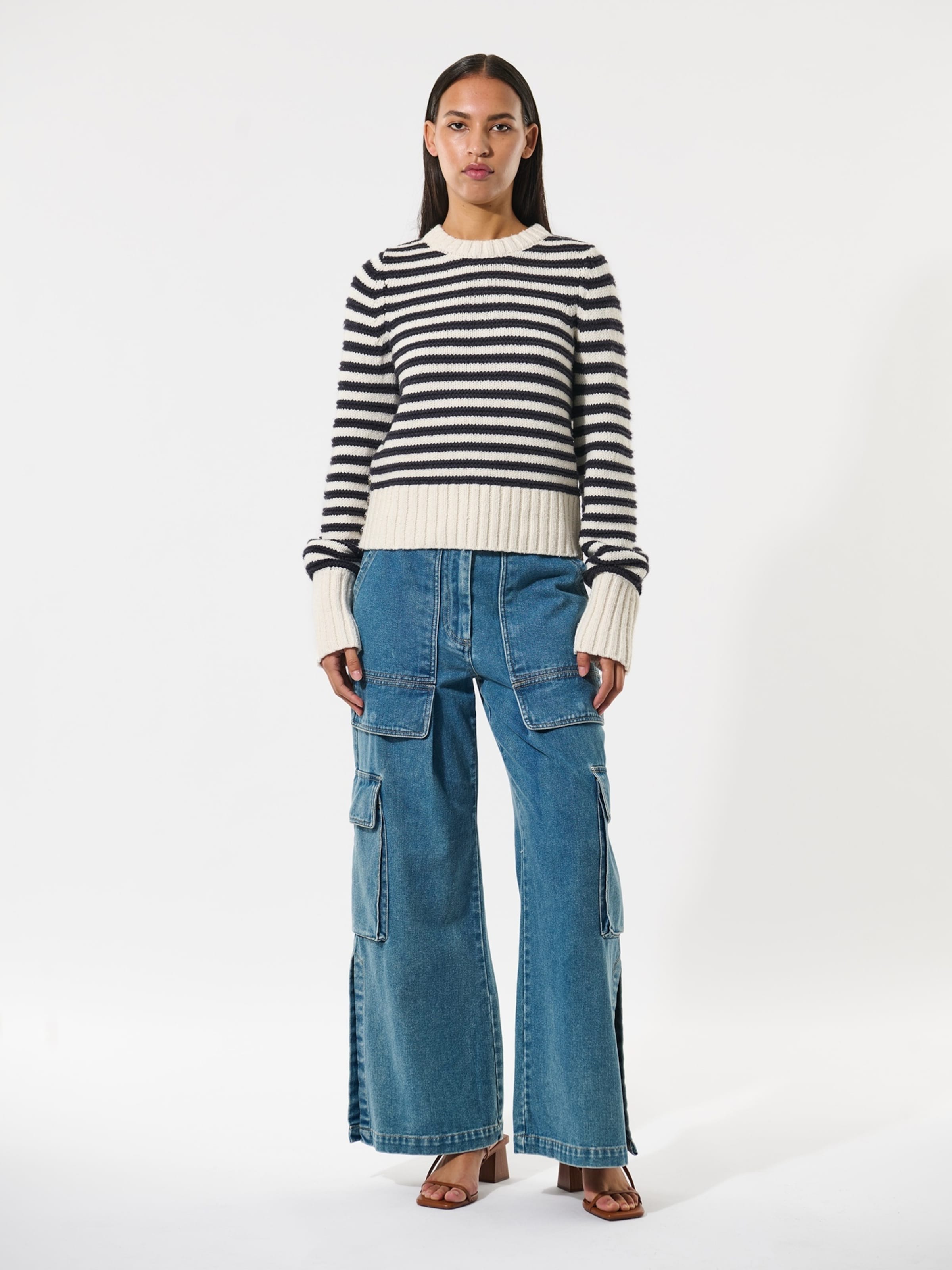 Dea Kudibal - Pullover ' AmusaDEA RWS ' em azul: frente