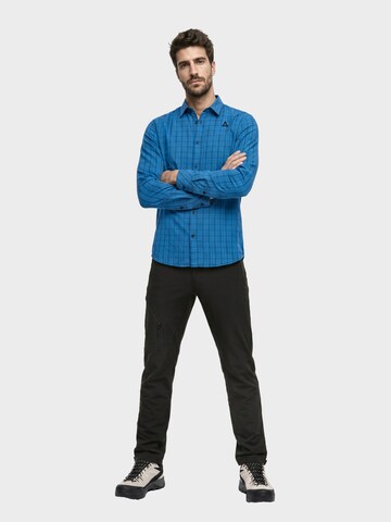 Coupe regular Chemise fonctionnelle Schöffel en bleu