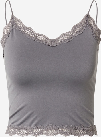 Top 'ONLVICKY' di ONLY in grigio: frontale