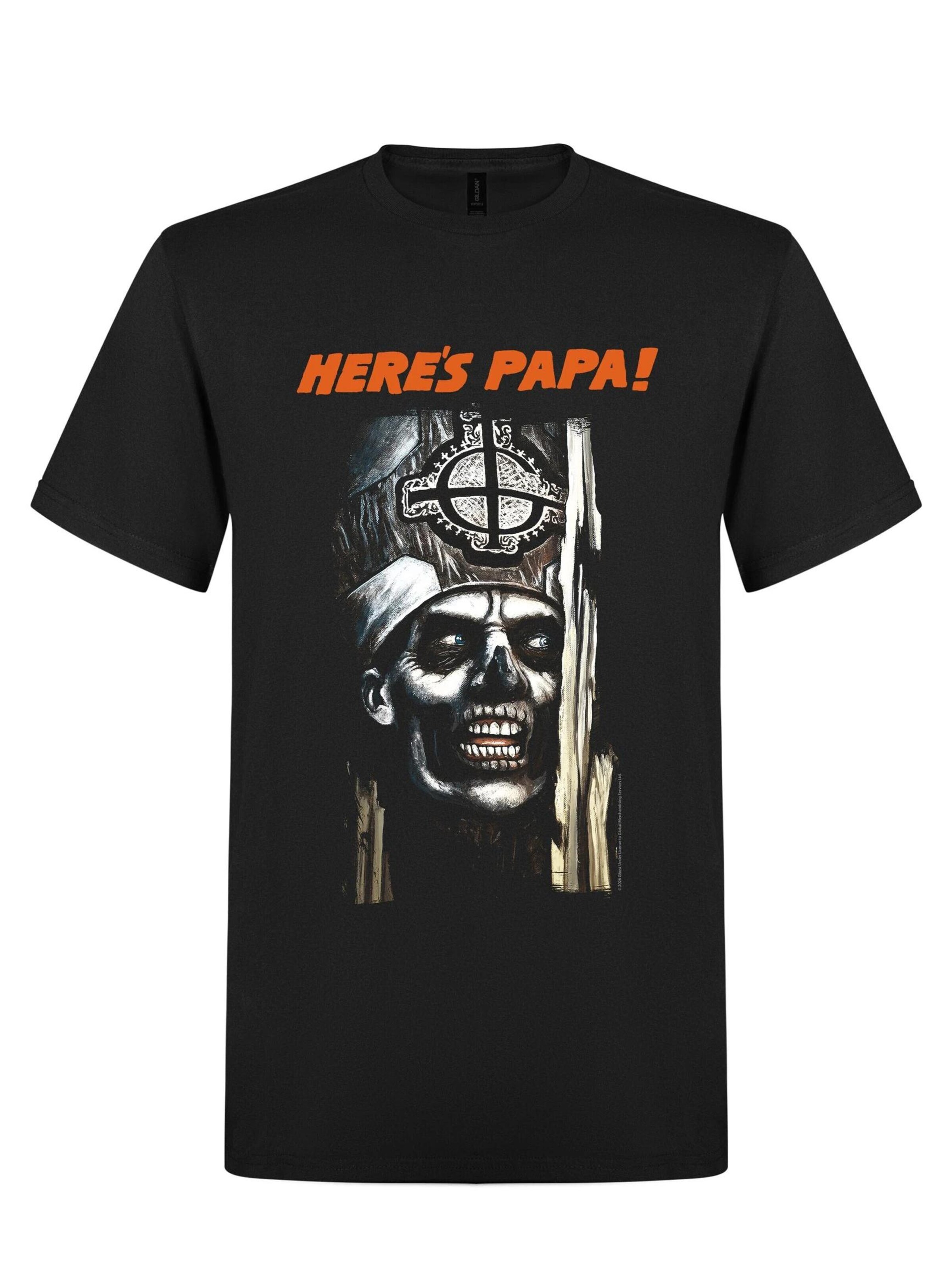 T-Shirt 'Ghost HereÂ´s Papa  T-Shirt' Ghost en noir