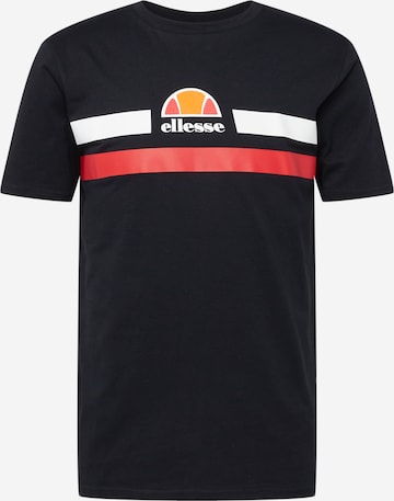 ELLESSE - Camisa 'Aprel' em preto: frente