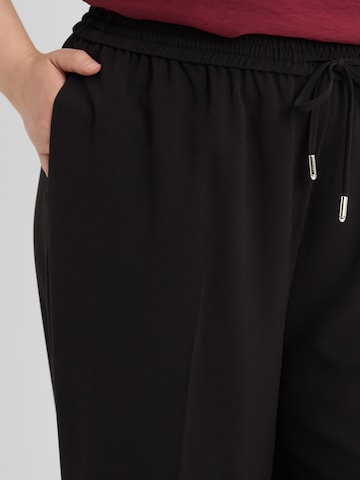 Guido Maria Kretschmer Curvy Wide Leg Suorat housut 'Betty' värissä musta