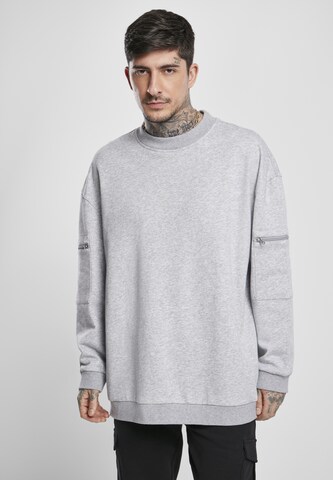 Sweat-shirt Urban Classics en gris : devant