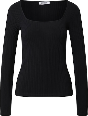 EDITED Shirt 'Valeria' in Black: front