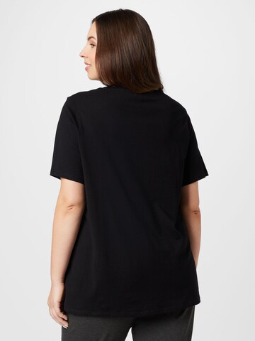 River Island Plus T-Shirt in Schwarz