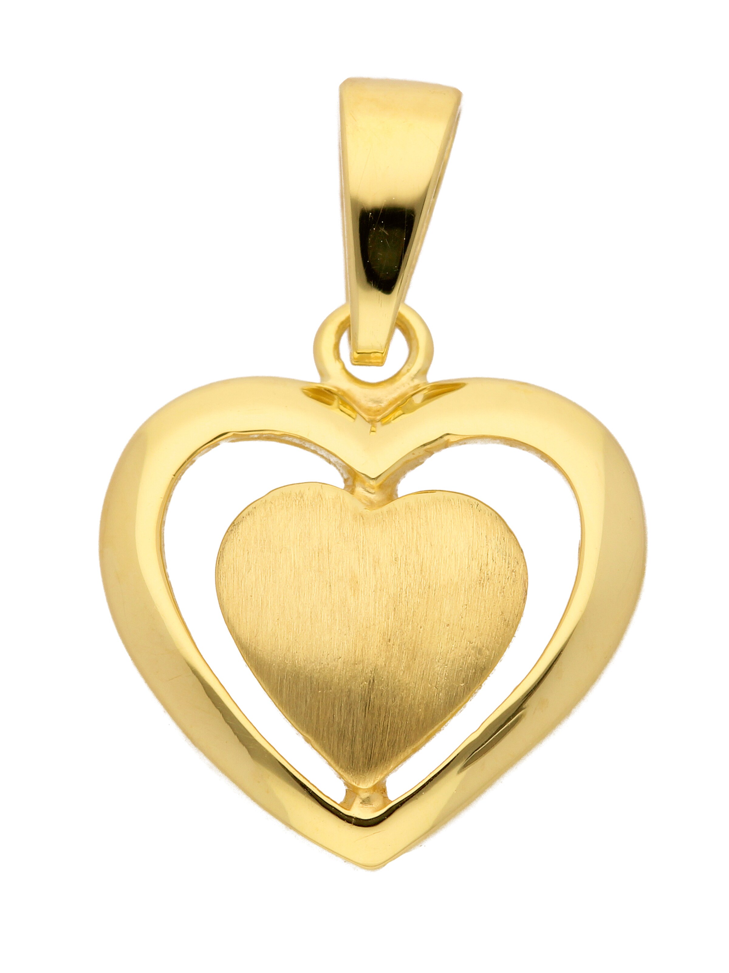 Adelia´s Pendant in Gold: front