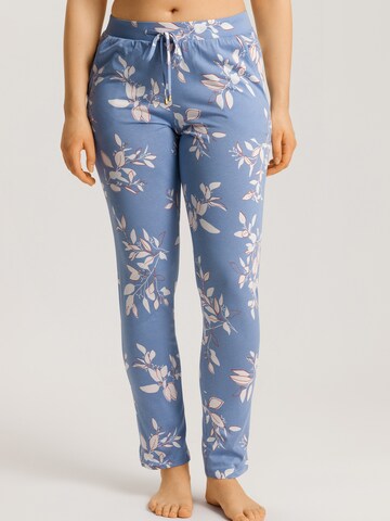 Hanro Pajama pants 'Sleep & Lounge' in Blue: front