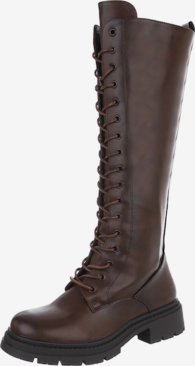 Ital-Design Schnürstiefel in braun, Produktansicht