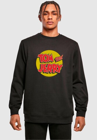 ABSOLUTE CULT Sweatshirt 'Tom and Jerry' in Zwart: voorkant