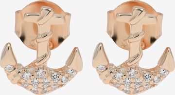 Akzent Earrings '"Anke" aus 925 Sterlingsilber, rhodiniert, langlebig' in Gold: front