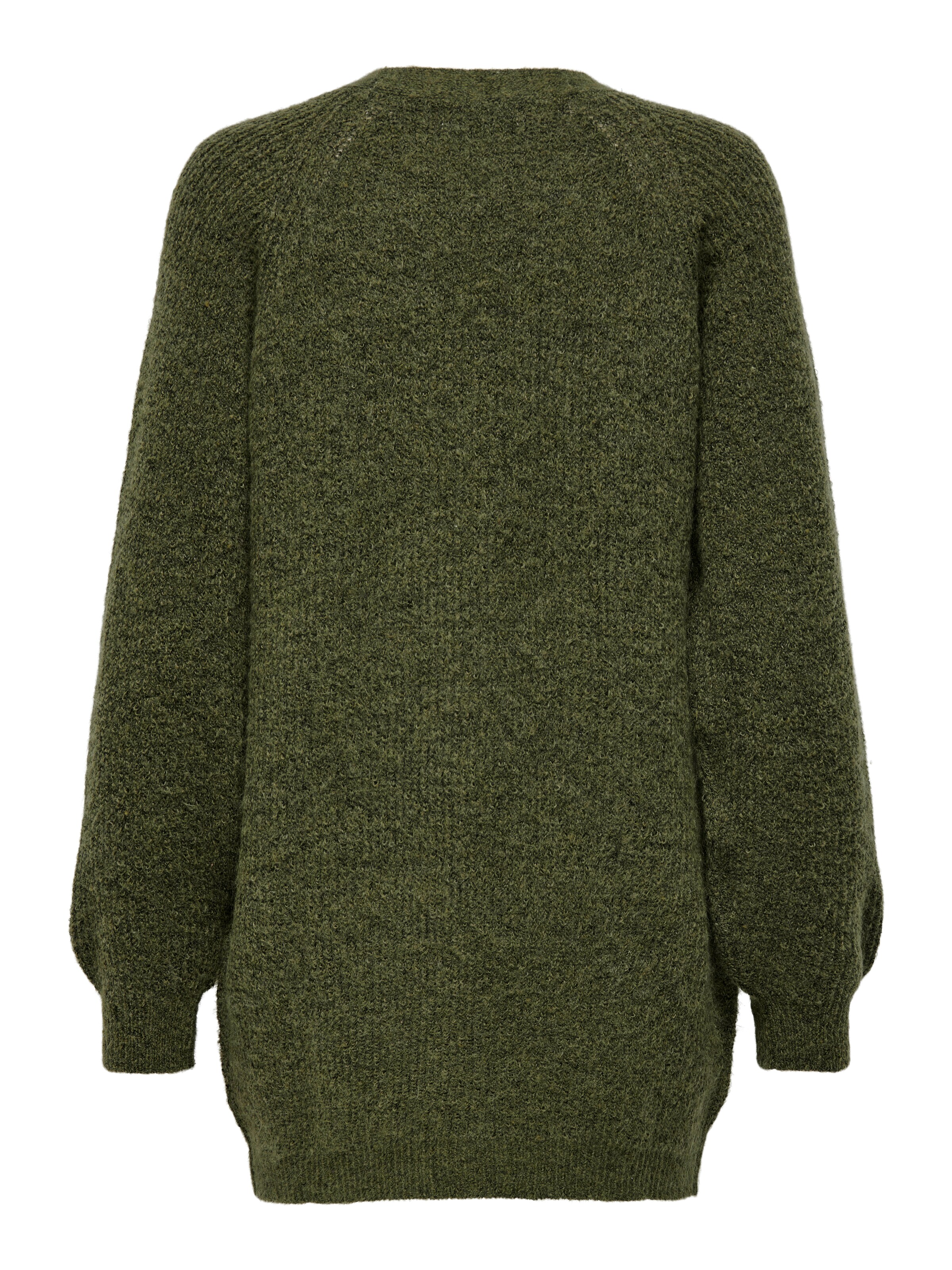 JDY Knit Cardigan 'JDYIngeborg' in Green