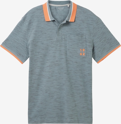 TOM TAILOR Poloshirt in rauchblau / dunkelorange / weiß, Produktansicht