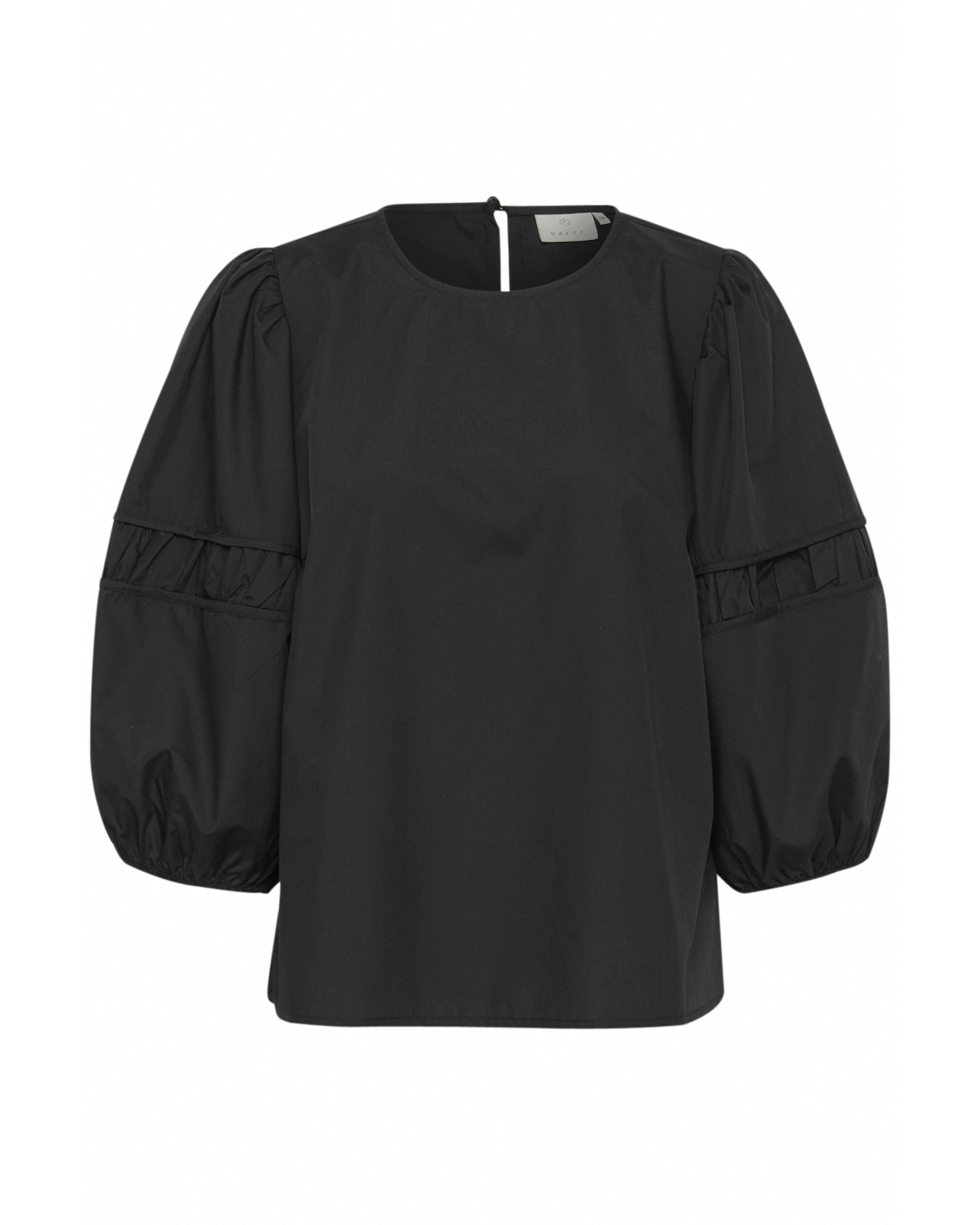Kaffe Bluse 'KA Emma' in Schwarz: Vorderseite