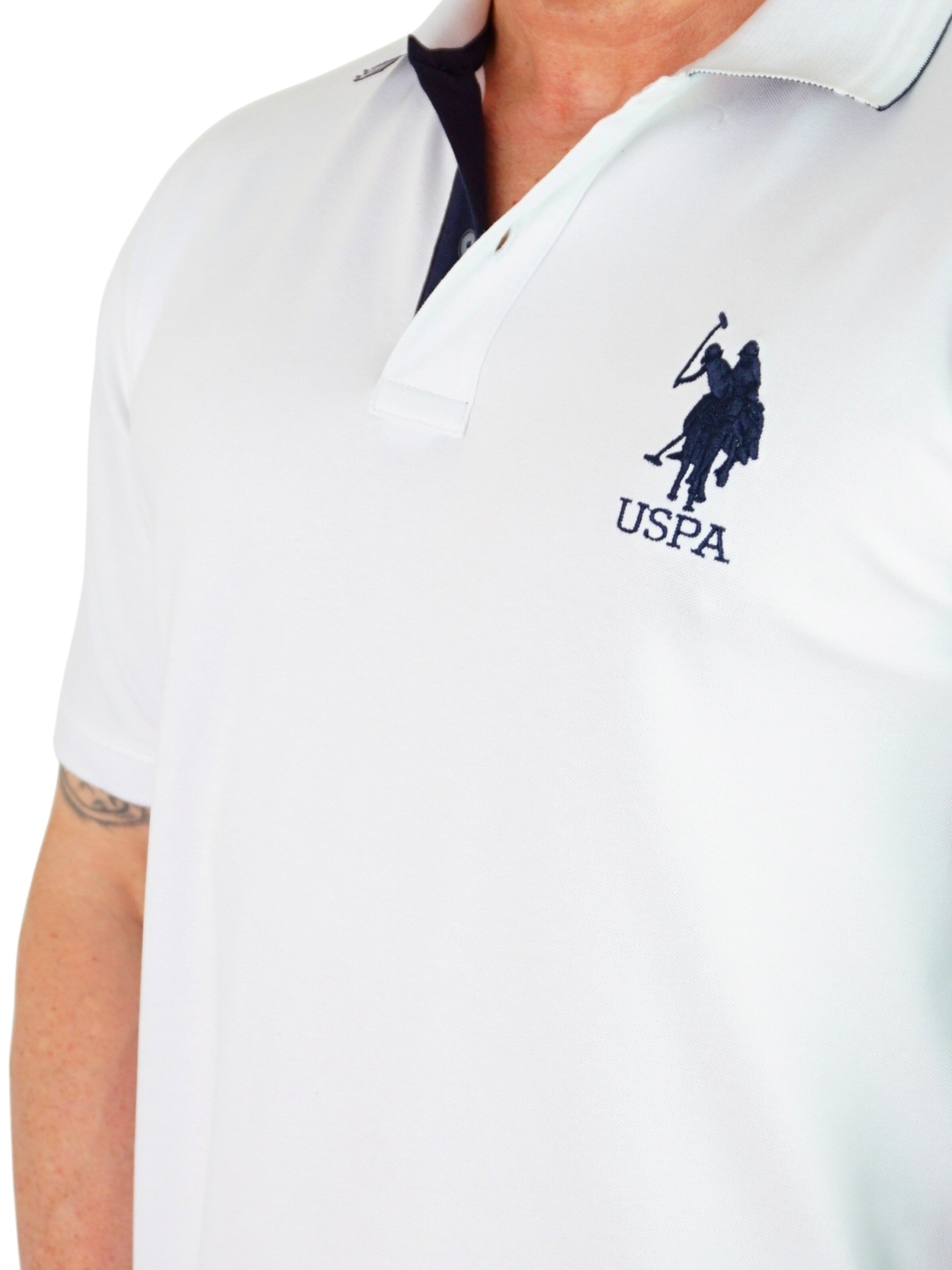 T-Shirt U.S. POLO ASSN. en blanc