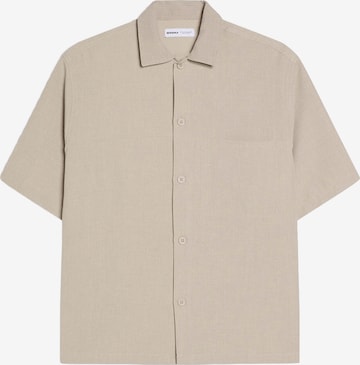 Comfort Fit Cămașă de la Bershka pe gri: față