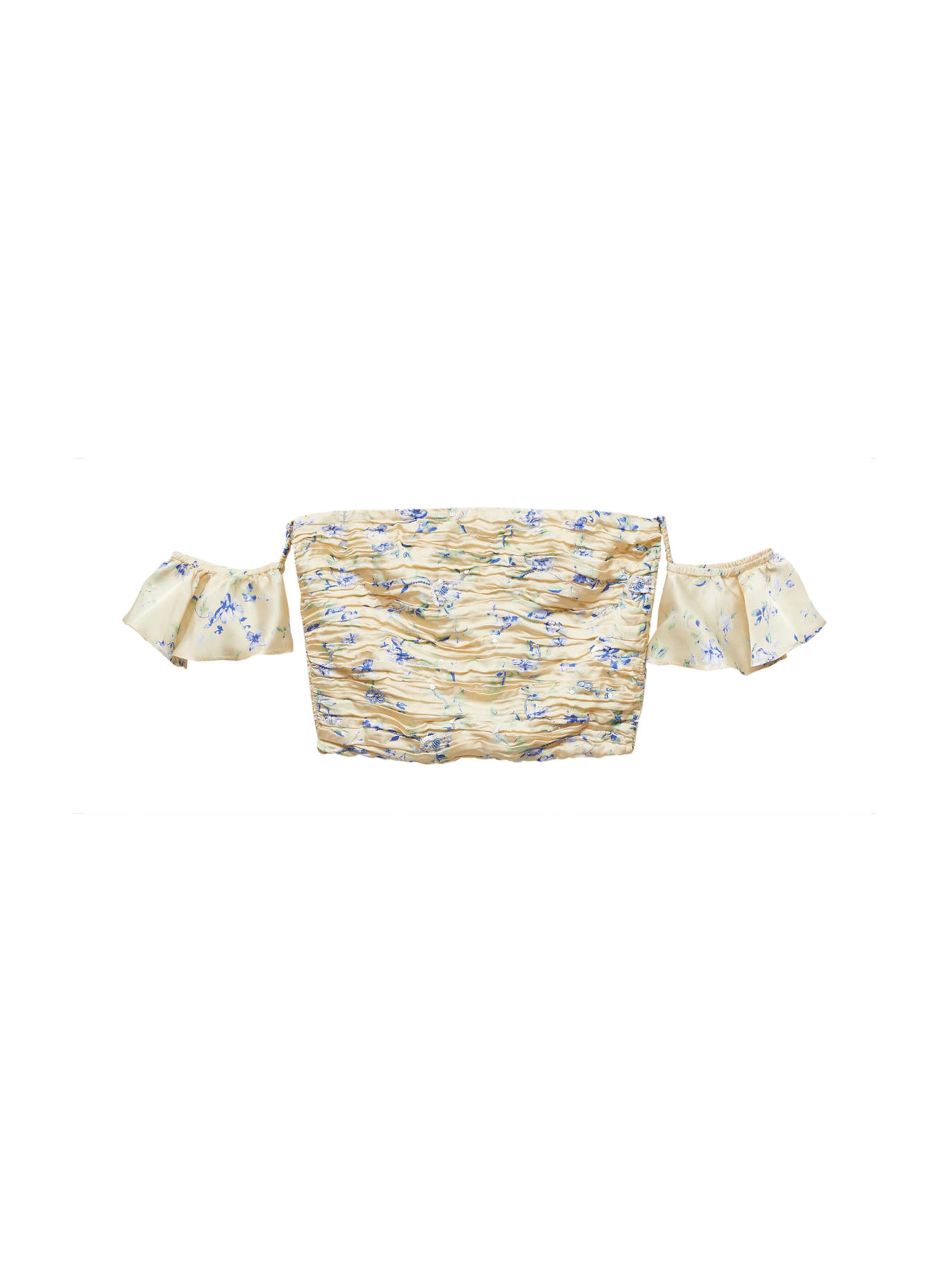 MANGO Overdel 'Bloom' i beige: forside