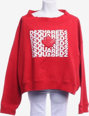 DSQUARED2 Sweatshirt & Zip-Up Hoodie in XS in Red: front