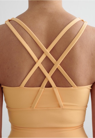 Bustier Soutien-gorge de sport 'Sense' Aim'n en orange