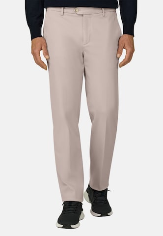 Boggi Milano Slimfit Chino in Bruin: voorkant