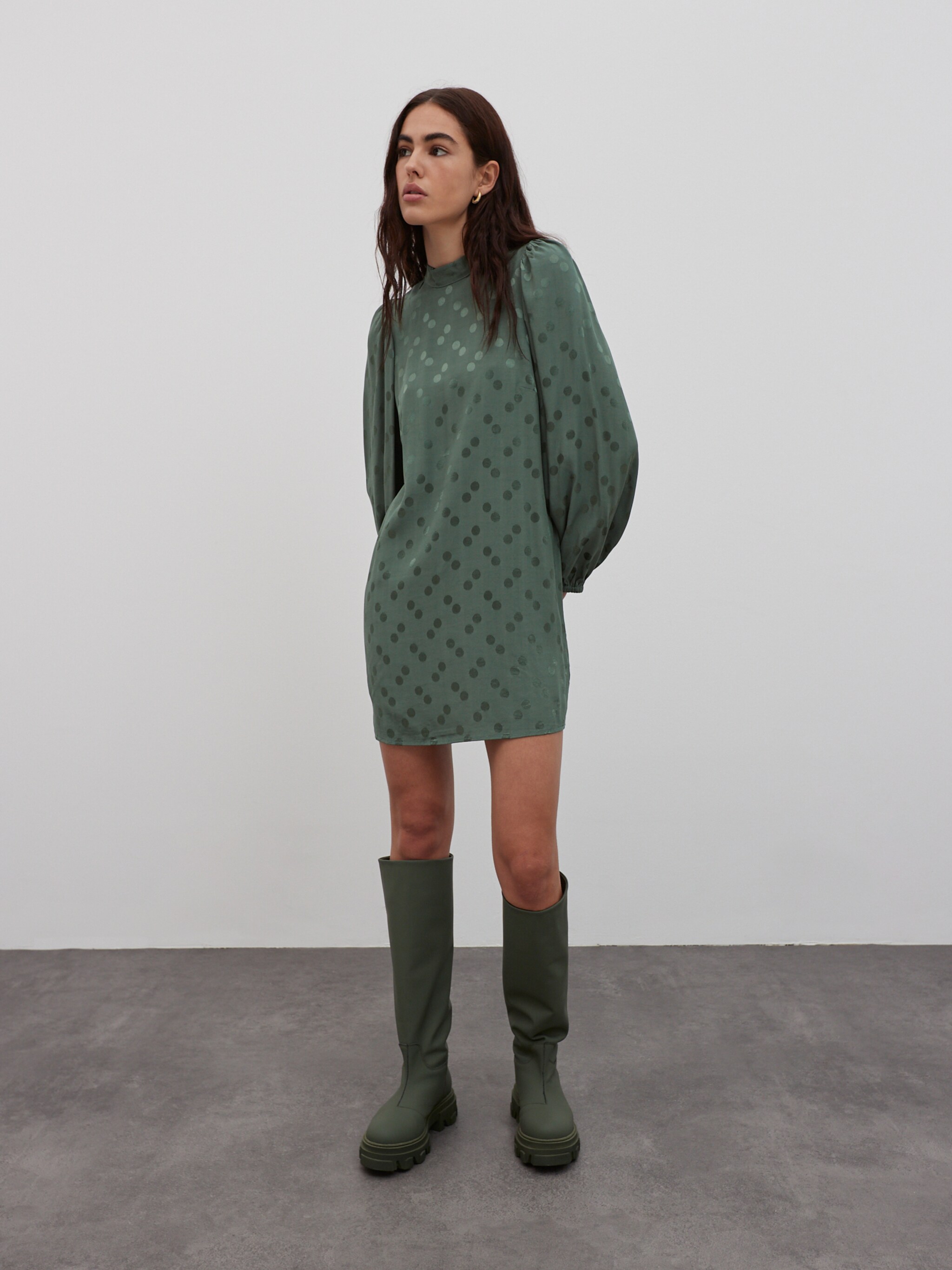 EDITED Producten Jurk 'Cairo' Smaragd