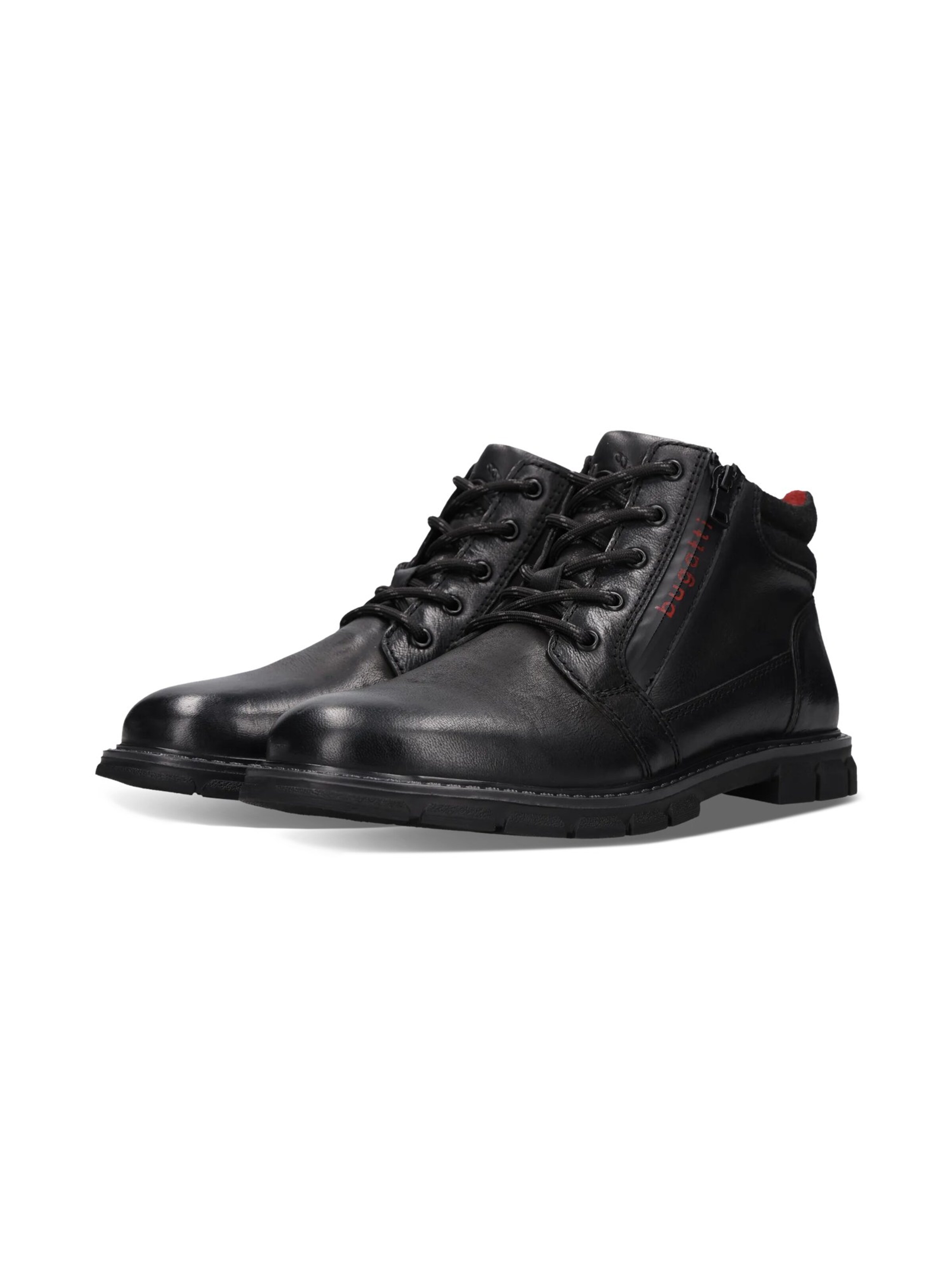 bugatti Lace-Up Boots in Black