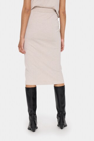 SAINT TROPEZ Skirt 'Mila' in Beige