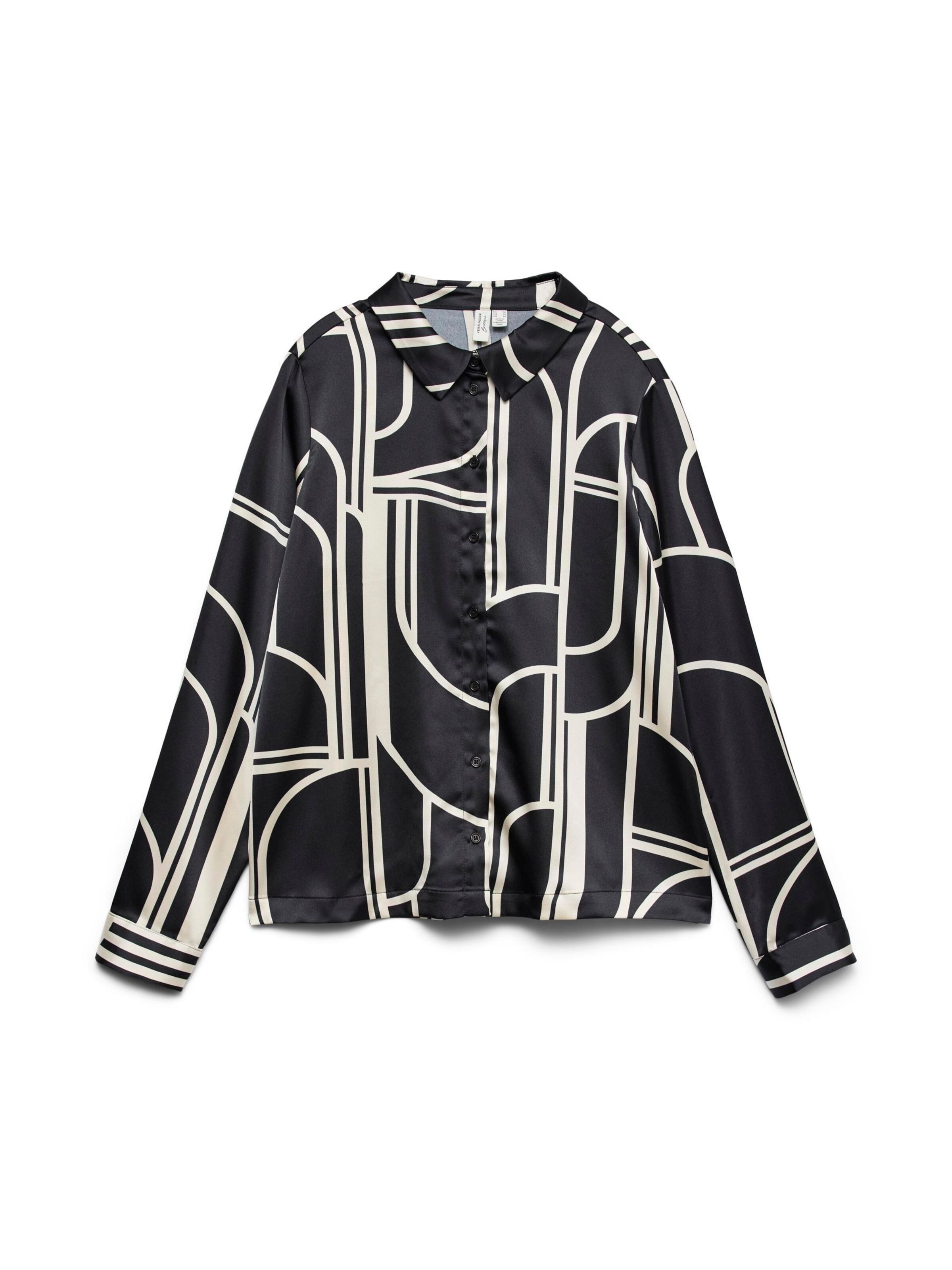 VERO MODA Blouse in Zwart: voorkant