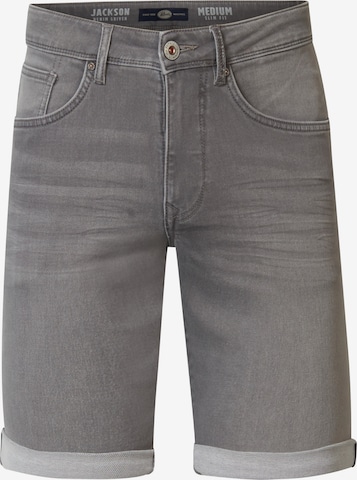 Petrol Industries Slimfit Jeans in Grijs: voorkant