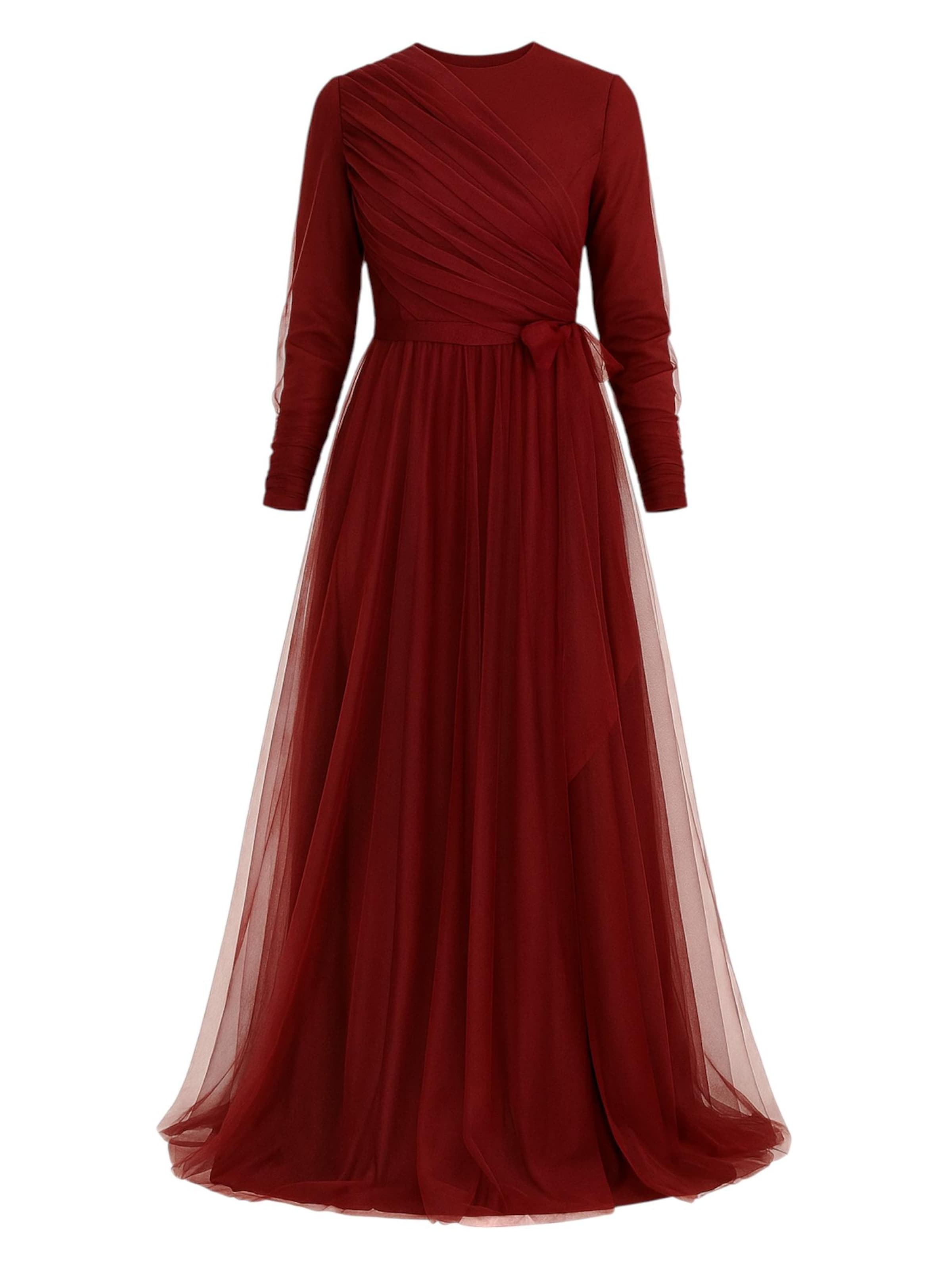 Abito da sera 'INCI' di fashionshowcase in rosso: frontale