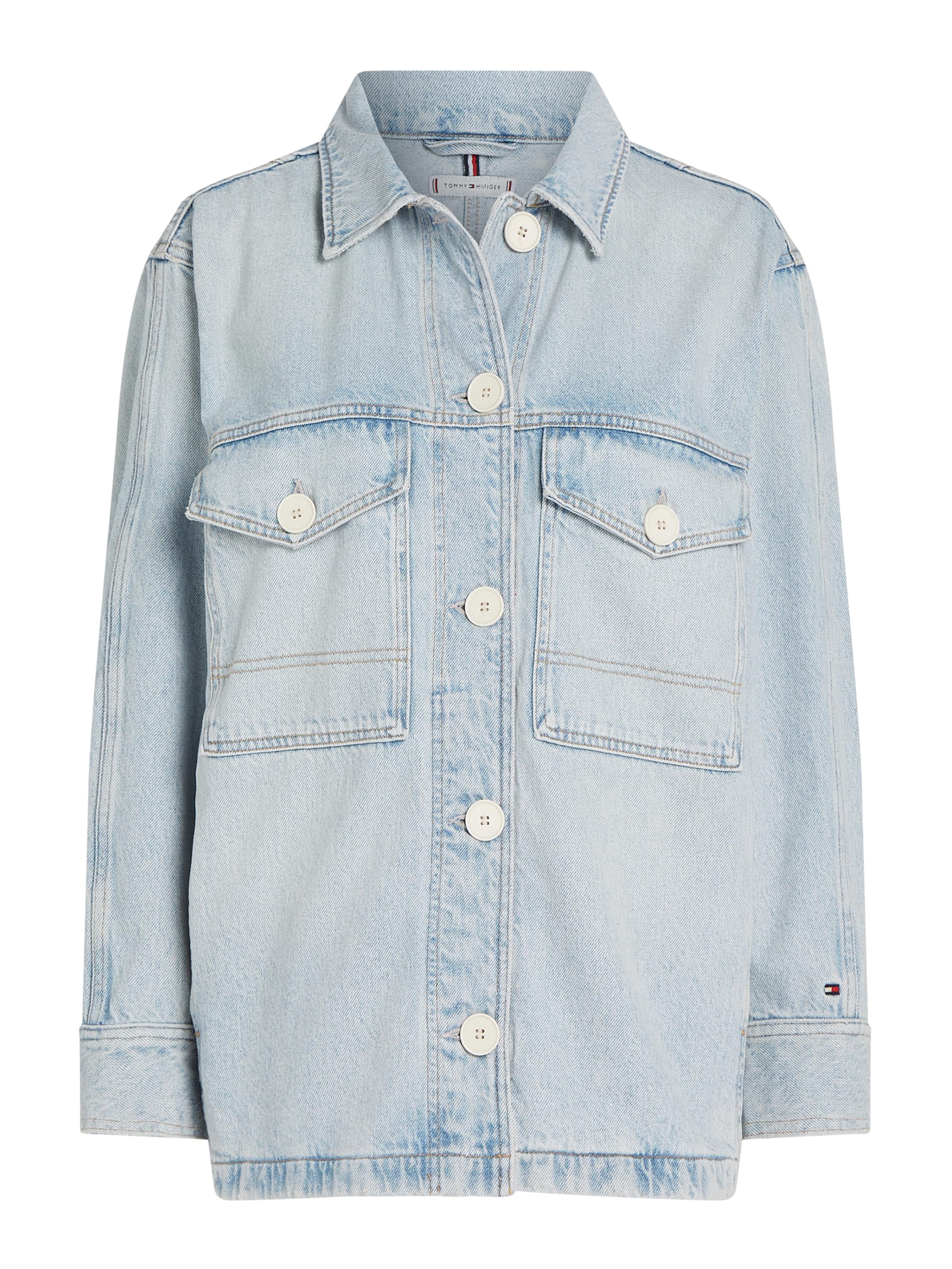 TOMMY HILFIGER Преходно яке в синьо: отпред