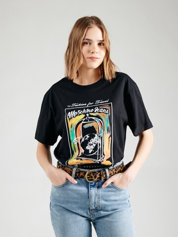 Moschino Jeans Μπλουζάκι σε μαύρο: μπροστά