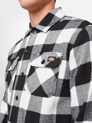 DICKIES Regular fit Button Up Shirt 'Sacramento' in Black